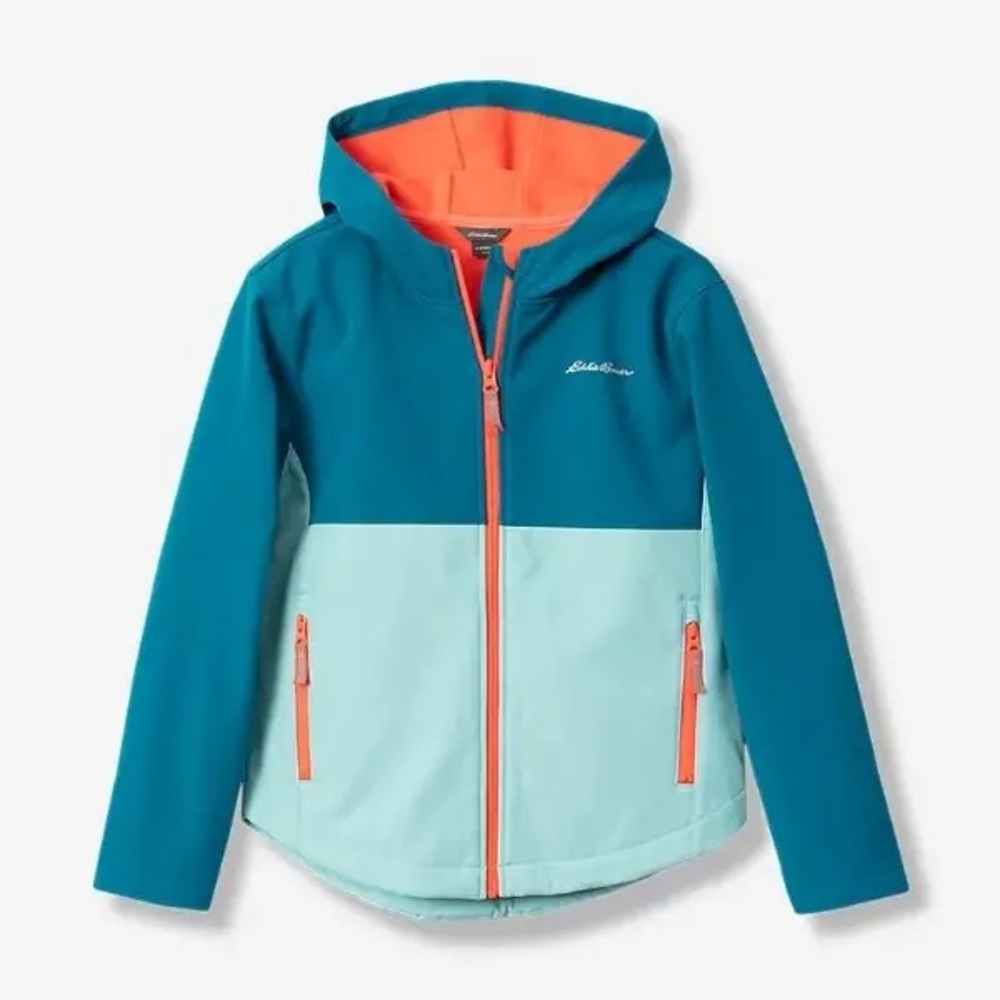 Eddie Bauer Girls Windfoil Hoodie Jacket size S